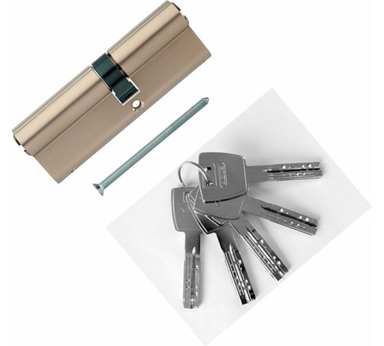 Цилиндровый механизм ABUS X12R410 ключ/ключ 35-45 (80 мм ) NI (5 key) 29422