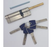 Цилиндровый механизм ABUS P12R491-27 ключ/шток 60-30 (90 мм) NI (5 key) 00031795