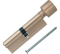 Цилиндровый механизм ABUS X12R430 ключ/вертушка 40-45 (85 мм) NI (5 key) 29143