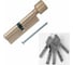 Цилиндровый механизм ABUS X12R430 ключ/вертушка 40-45 (85 мм) NI (5 key) 29143 2