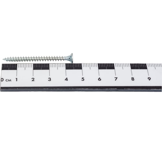 Саморез КРЕП-КОМП белый цинк, POZY, 3,5х45, 50 шт. бд3545мф