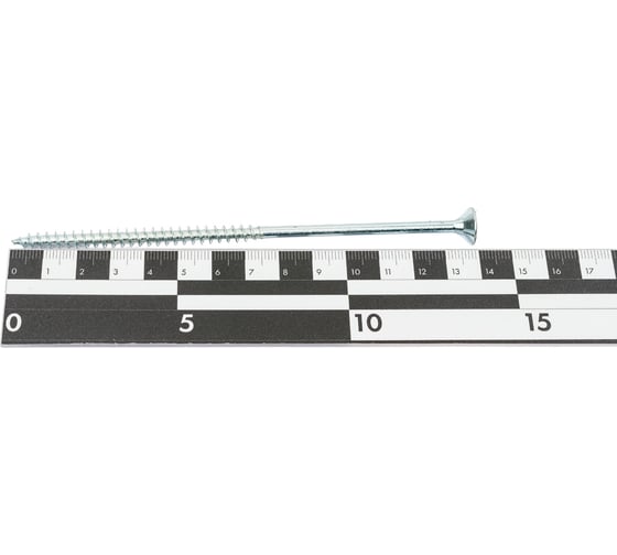 Саморез КРЕП-КОМП белый цинк, POZY, 6х140, 5 шт. бд6140мф