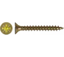 Саморез КРЕП-КОМП желтый цинк, POZY, 4х12, 300 шт. жд412мф