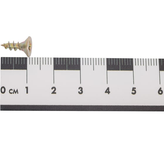 Саморез КРЕП-КОМП желтый цинк, POZY, 4х12, 300 шт. жд412мф