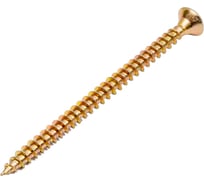 Саморез КРЕП-КОМП желтый цинк, POZY, 4х60, 30 шт. жд460мф