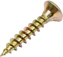 Саморез КРЕП-КОМП желтый цинк, POZY, 4,5х25, 100 шт. жд4525мф