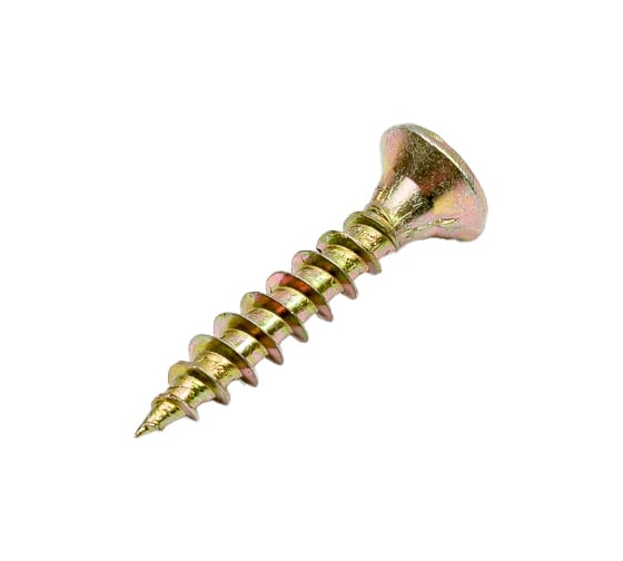 Саморез КРЕП-КОМП желтый цинк, POZY, 4,5х25, 100 шт. жд4525мф 1