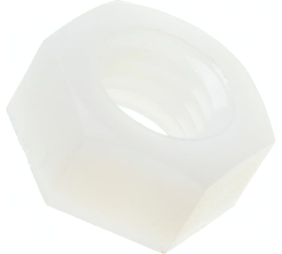 Шестигранная полиамидная (пластиковая) гайка DINFIX DIN 555, М10, 10 шт. 00-00001225