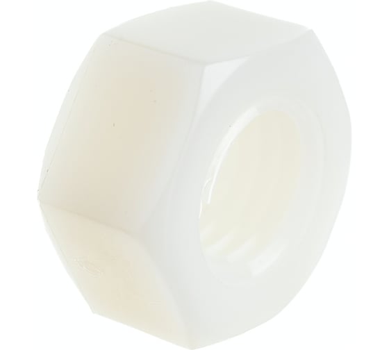 Шестигранная полиамидная (пластиковая) гайка DINFIX DIN 555, М12, 10 шт. 00-00001226