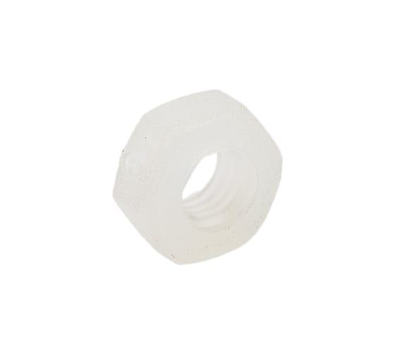 Шестигранная полиамидная (пластиковая) гайка DINFIX DIN 555, М3, 50 шт. 00-00001220