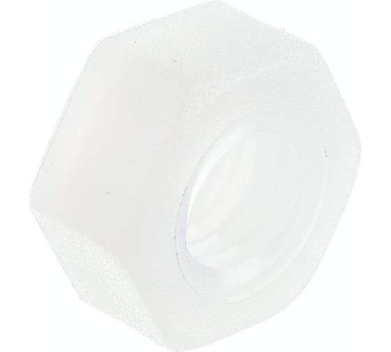 Шестигранная полиамидная (пластиковая) гайка DINFIX DIN 555, М6, 10 шт. 00-00001223