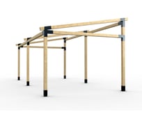Комплект кронштейнов (опора бруса) АрсеналЪ PERGOLA односкатный 6x3м усиленный мод. AR7576OS957-06