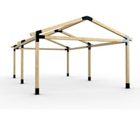 Комплект кронштейнов (опора бруса) АрсеналЪ PERGOLA двускатный 6x3м усиленный мод. AR7576DS957-06