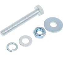 Набор оцинкованных болтов гаек, шайб Крепсталь М10x70 . 50 шт. NBG000007