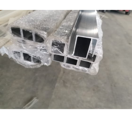 Швеллер алюминиевый Диал 2000x40x20x20x2мм, 3 штуки в комплекте 4687206917910