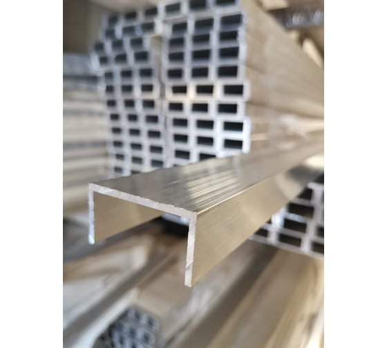 Швеллер алюминиевый Диал 2000x20x20x20x2 мм, 3 штуки в комплекте 4687206917811