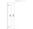 Дверная ручка скоба прямая Doorlock DL PHS09/32/2ст/900/1200 SS. Материал нержавеющая сталь, 2 стойки с изгибом под углом, двухсторонний комплект, диамет 73636 2