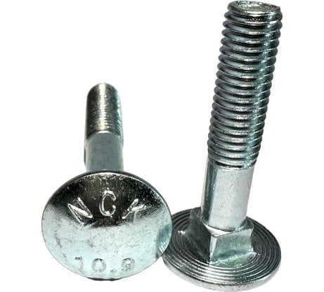 Болт полукруглая голова квадратный подголовник boltnn.ru DIN603 М12x35 10.9 цинк 400 шт 4687206931459