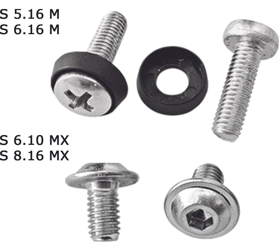Винт крепежный Провенто 100шт S 6.16 MX 1