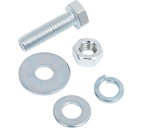 Набор оцинкованых болтов гаек, шайб Крепсталь М8x30 . 50 шт. NBG000011