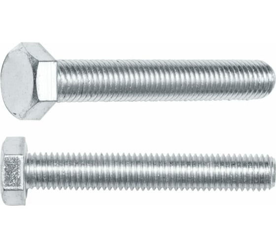 Болт STARFIX М8x80 мм шестигранник, цинк, клас  прочности 8.8, DIN 933 (20 кг) SM-72647-20