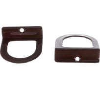 Ручка для москитной сетки GREEN MAX металл, с фиксатором, КОРИЧНЕВАЯ (уп.100шт) 600058017ПК