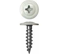 Саморез STARFIX 4.2x16 мм с прессшайбой, цинк, острый, RAL 9003 (14000 шт в коробе) SM-51229-14000