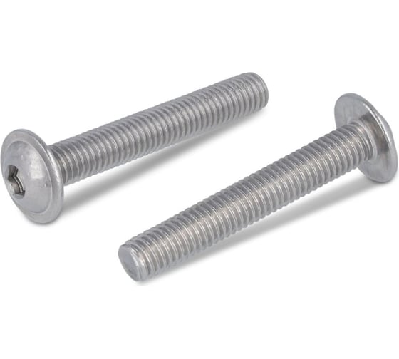 Винт EDELFIX ISO 7380-2 M6x30/30 мм А2 полукр. гол. внутр. шестигр. и пресшайбой, 20 шт. 738022630 20