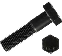 Болт высокопрочный 23 Болта, М16x140 мм, DIN931, к.п.12.9, черный ,10 шт П0000024875ф10