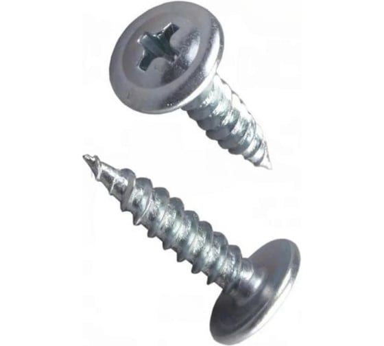 Саморезы с прессшайбой ООО "Тэмпо-Метиз" 4,2x19 сверло, оцинкованные 1 кг 521333 1