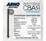 Свая винтовая ARNO INDUSTRIES d133 4мм, L=2500 мм, усиленная, сталь Ст3сп5 ГОСТ 10704-91, под фундамент капитального дома ARN28 3