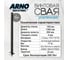 Свая винтовая ARNO INDUSTRIES d108 3мм, L=1500 мм, усиленная, сталь Ст3сп5 ГОСТ 10704-10705, под фундамент капитального дома ARN17 3