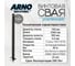 Свая винтовая ARNO INDUSTRIES d108 3,5мм, L=2500 мм, усиленная, сталь Ст3сп5 ГОСТ 10704-91, для забора и легких построек ARN22 3