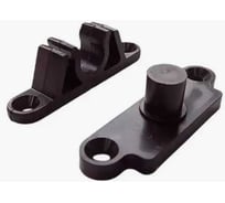 Защелка для дверной москитной сетки GREEN MAX 42 мм, КОРИЧНЕВАЯ, 300шт 317017