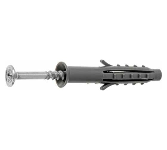Дюбель-гвоздь STARFIX с усом, 6x40 мм, полипропилен, потай, 5 кг SMV2-18216-5