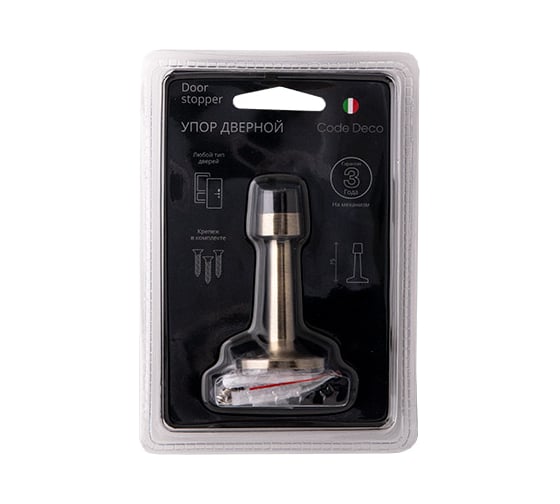Упор дверной Code Deco DS-0018-AB 28851