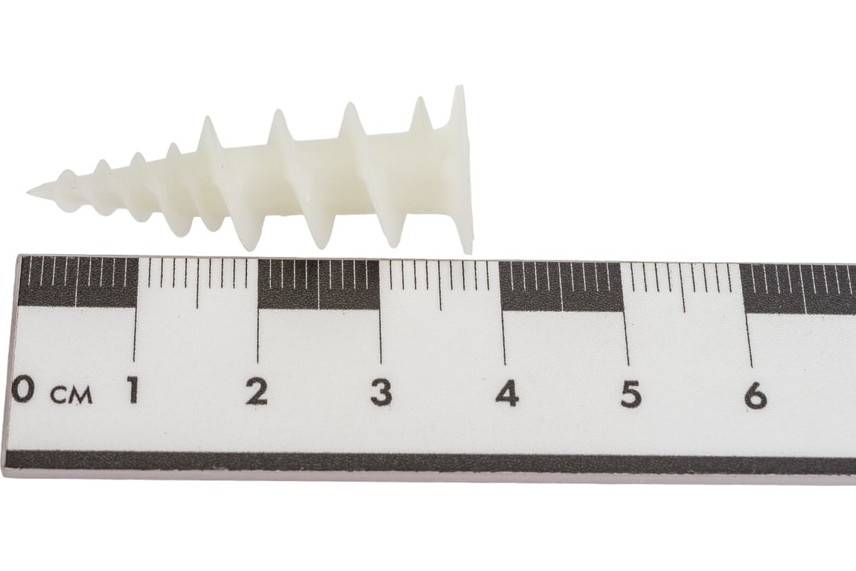 Нейлоновый анкер для листовых материалов Friulsider TAN с шурупом (100 ...