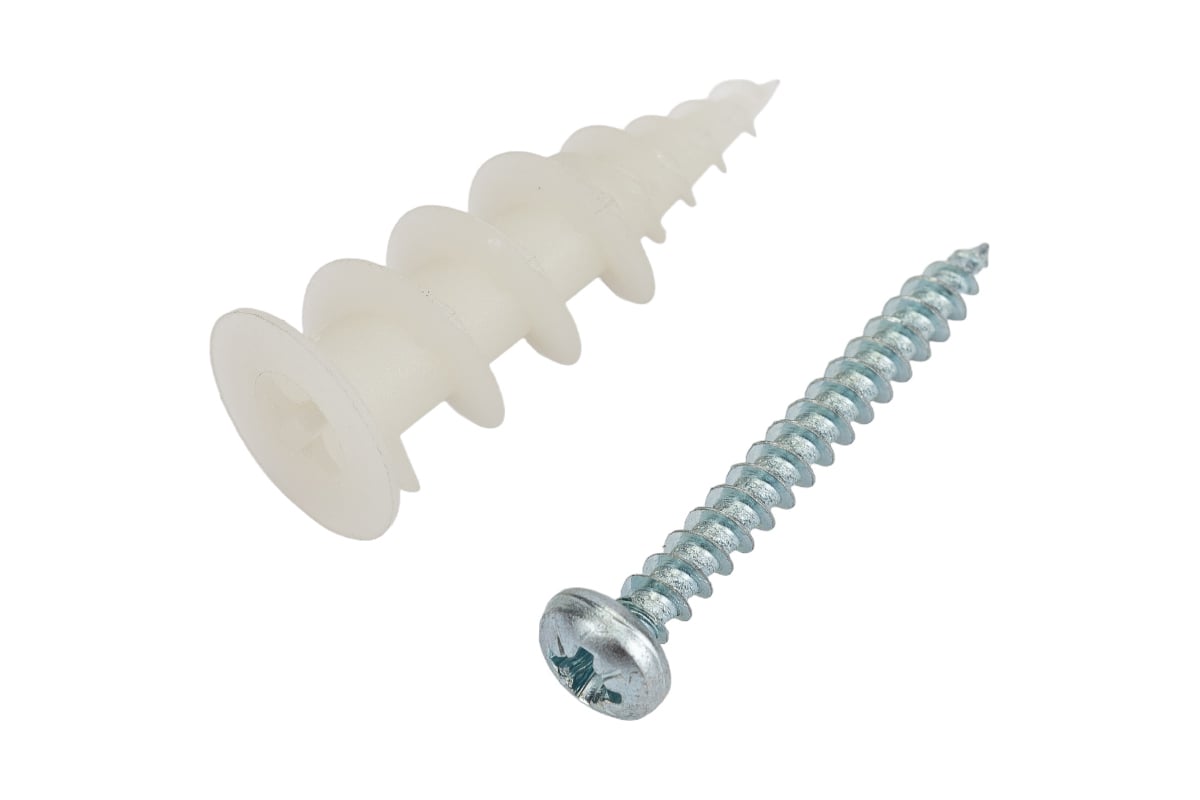 Нейлоновый анкер для листовых материалов Friulsider TAN с шурупом (4 шт ...