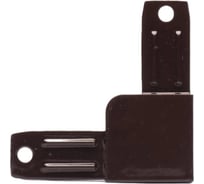 Уголок GREEN MAX для москитной сетки металл,КОРИЧНЕВЫЙ, 100шт, 271788017