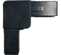 Уголок GREEN MAX для москитной сетки цельнолитой ABS ЧЕРНЫЙ, 100шт, А111