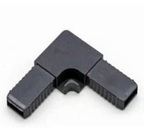 Уголок GREEN MAX для москитной сетки цельнолитой ABS СЕРЫЙ 7016, 100шт, A110