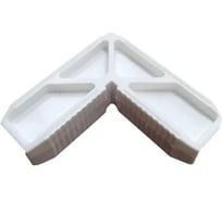 Уголок GREEN MAX внешний для дверной москитной сетки 42 мм, белый, 500 шт 317010