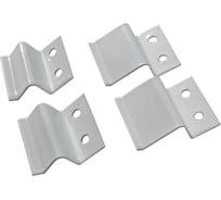 Крепление GREEN MAX верх-низ, металл белый 200 пар Б 2724