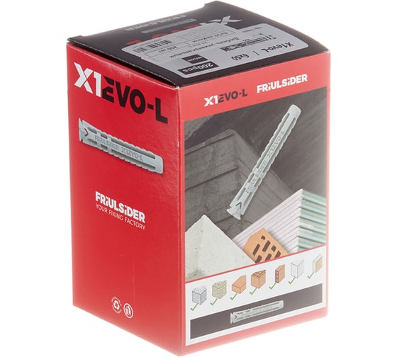 Универсальный дюбель Friulsider X1 evo L 6x50 FR_6007000605000