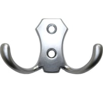 Крючок MF H5505E, AL, 2-х рожковый, матовый хром 973621v