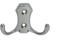 Крючок MF H5505E, AL, 2-х рожковый, хром 720521v