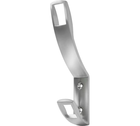 Крючок MF K2409, 2-х рожковый, матовый хром 9739v