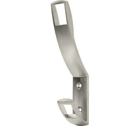 Крючок MF K2409, 2-х рожковый, матовый никель 7209v