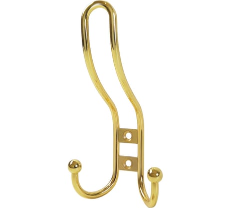 Крючок MF R16, 3-х рожковый, золото 10933v