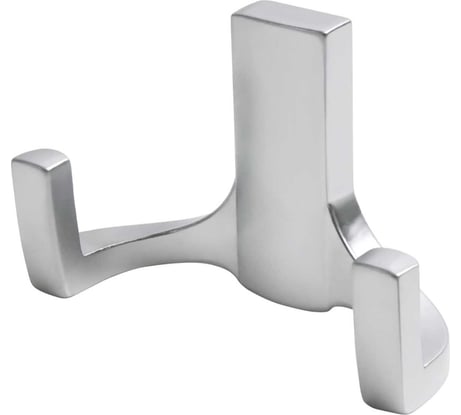 Крючок MF R17, 2-х рожковый, хром матовый 10936v